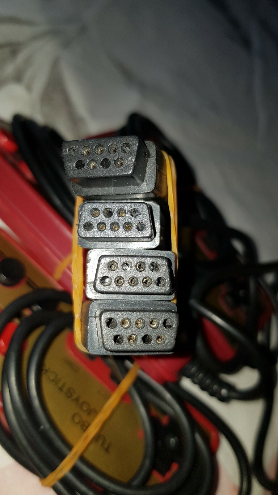 Four Famicom Clone Controllers Turbo Joystick - Picture 10 of 11