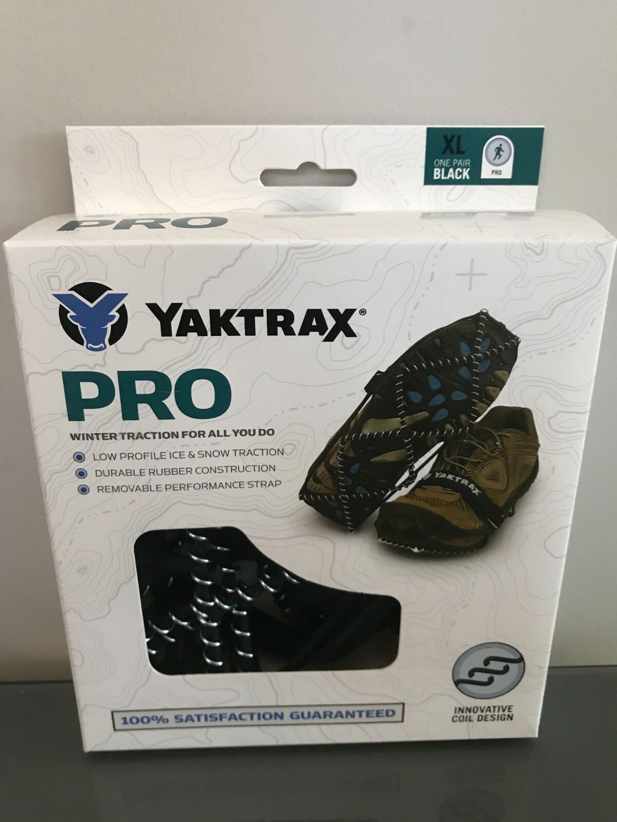 Yaktrax Pro Shoe Traction #08615 Extra Large NEW