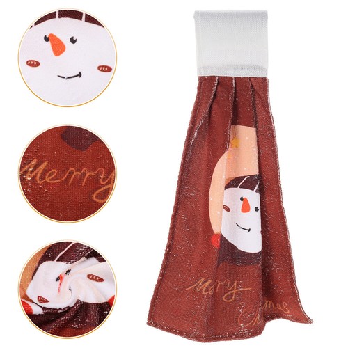 Reindeer Towel Fast Drying Hand Christmas Towels Convenient Absorbent