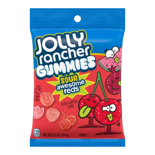 Jolly Rancher Gummies Sour Awesome Reds 184g