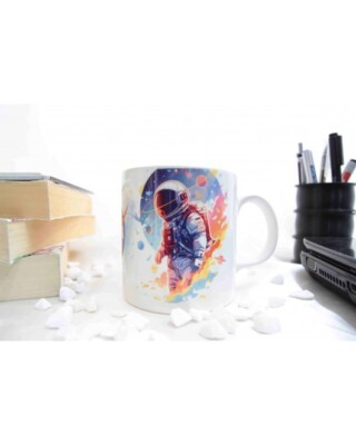 NASA Themed Custom Design Printed Mug - 370 ml - Space Tour Gift Cup