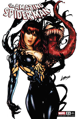 AMAZING SPIDER-MAN #21 (LOBOS EXCLUSIVE VENOM/MJ VARIANT