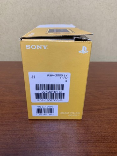 Sony PSP-3000 Playstation Portable Handheld Console Bright Yellow w/Box Tested - Picture 5 of 13