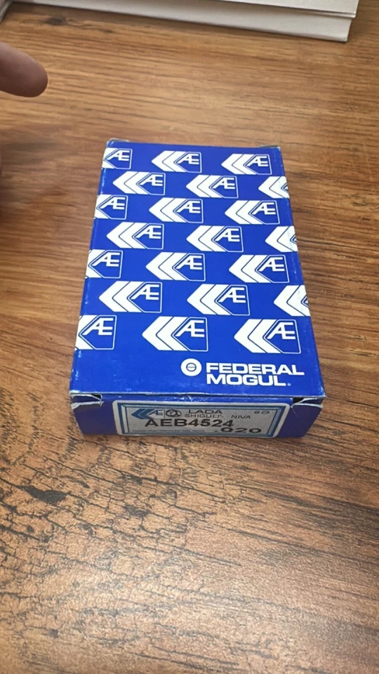 JUEGO DE RODAMIENTOS PRINCIPALES ORIGINALES AE AEM4524 de gran tamaño .020 PARA LADA shiguli Niva Foto 2 de 4