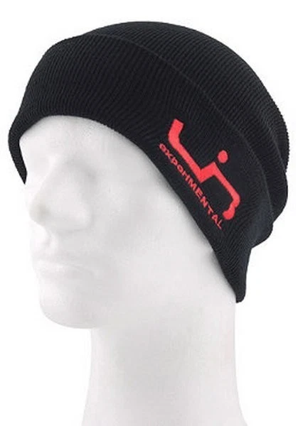 LIB TECH surf skateboard snowboard EXPERIMENTAL BEANIE black/red ~NEW w/tags~!