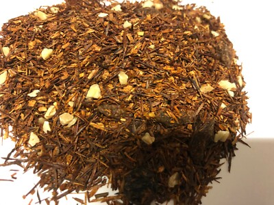 (GP:3,24 /100g)  250g Marzipan Rum Tee Rotbusch Rotbuschtee Rooibos Tea lecker 