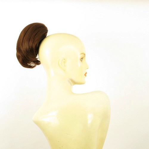 Hairpiece ponytail short dark brown copper 2/31 peruk - Picture 5 of 6
