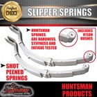<!--F#f_0-->x2 Galvanised Dacromet 5 Leaf 45mm Trailer Eye & Slipper Spring 1000kg springs<!--F/-->