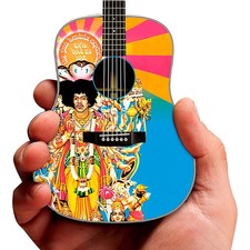 Axe Heaven Jimi Hendrix Axis Bold As Love Acoustic Mini Guitar Replica