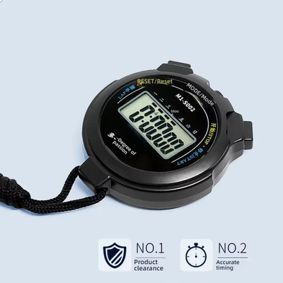 Classic Waterproof Digital Professional Handheld LCD Handheld Sports Stopwatch