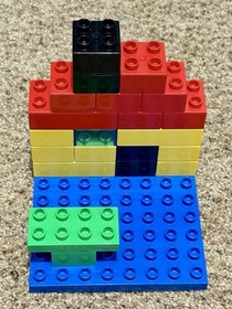 Lego Duplo Building Block Set 5380 Complete Set Missing Mini figure 