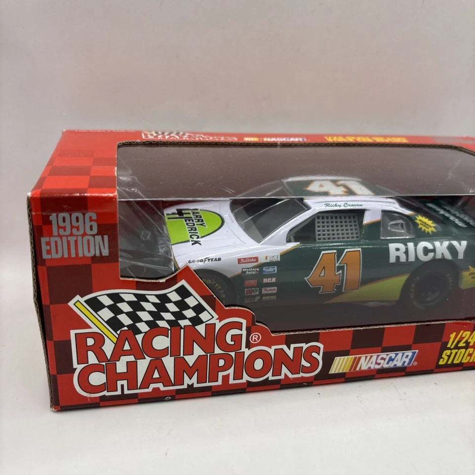 1996 Racing Champions #41Ricky Craven DIECAST 1/24 NASCAR - Imagem 2 de 4