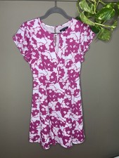 Banana Republic Fuchsia and White Floral Dress