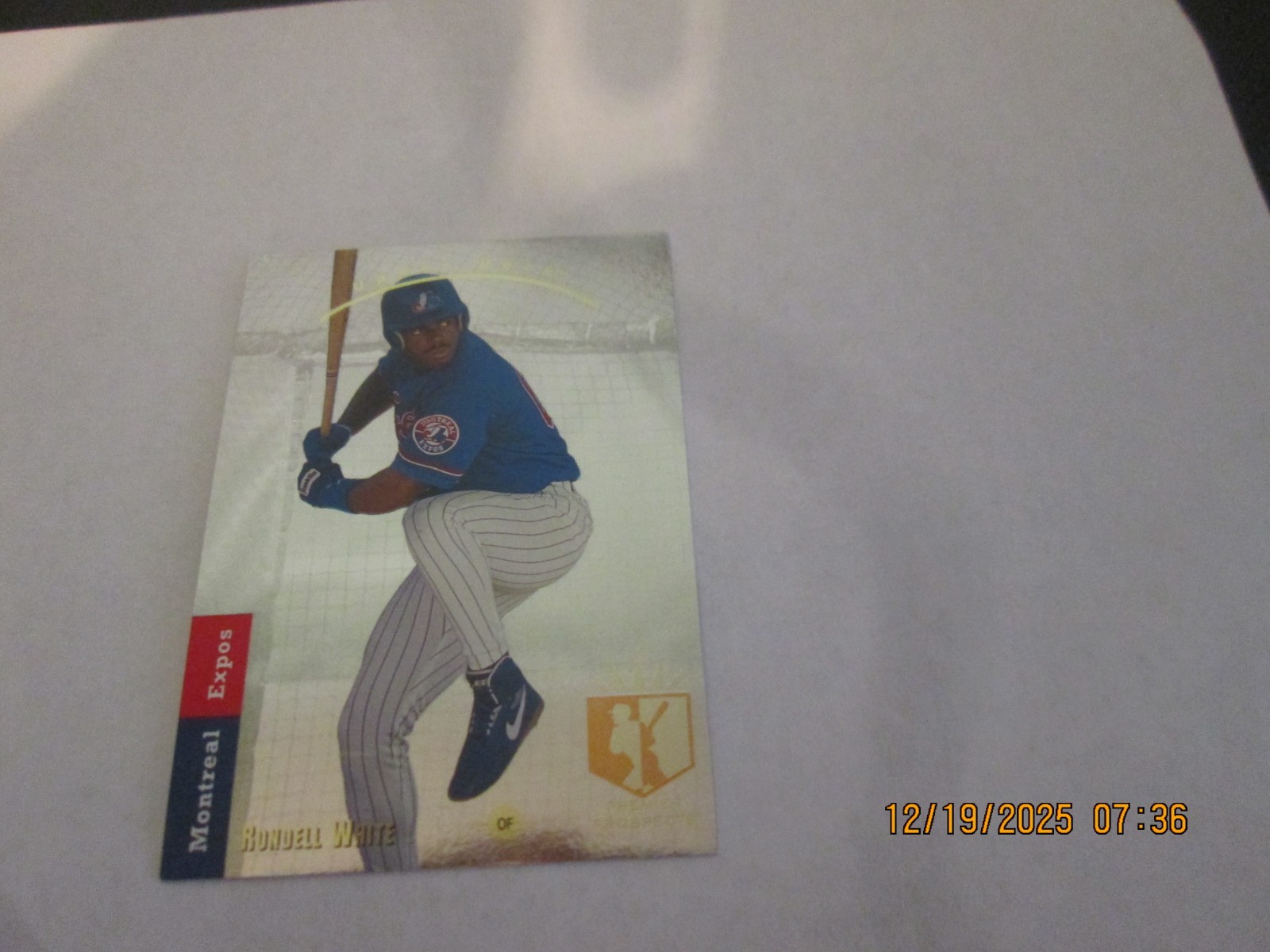 RONDELL WHITE EXPOS 1993 UPPER DECK SP PREMIER PROSPECTS ROOKIE CARD #289