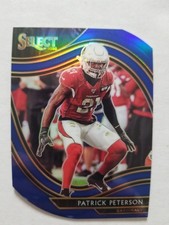 Patrick Peterson 2020 Select Blue Prizm Field Level Die-Cut #343