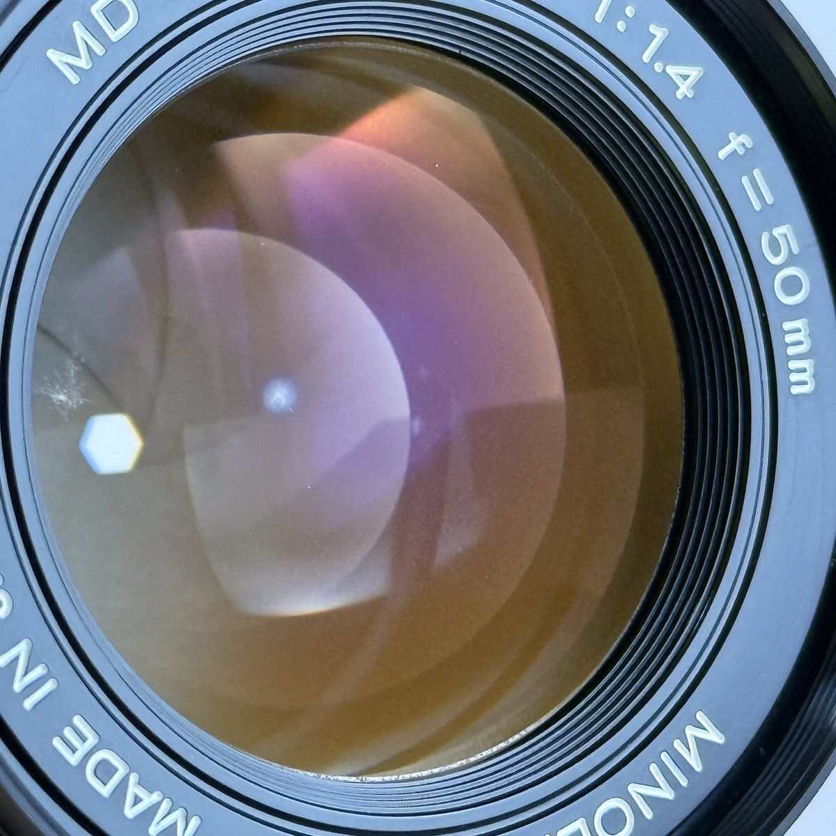 EXC++] Minolta MD Rokkor 50mm f1.4 MF Lens JAPAN G 8143 | eBay