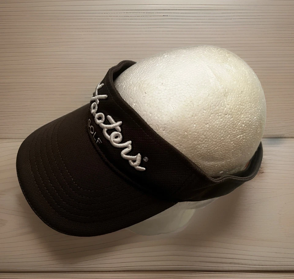 HOOTERS GOLF Visera Ajustable Doble Logo HG Verde Oliva Bordado John Daly Foto 3 de 4