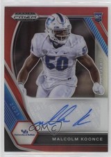 2021 Panini Prizm Draft Picks Red 116/199 Malcolm Koonce #DPA-MAL Auto 2r7