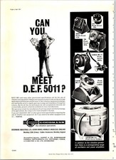 Goodmans Vibration Test Equipment 1961 Vintage Original Magazine Print Ad