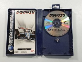 ANDRETTI RACING SEGA SATURN PAL-EURO (COMPLETE - GOOD CONDITION OVERALL)
