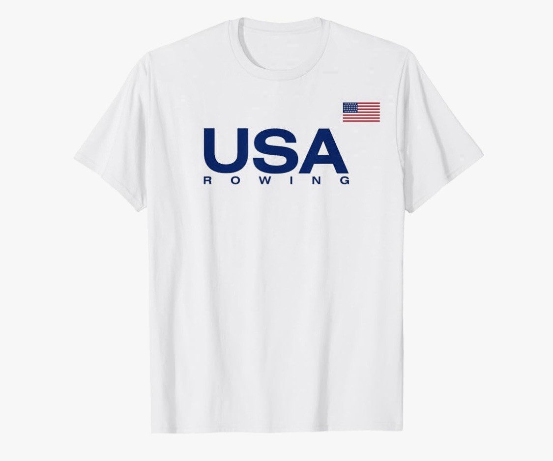 FILA T shirt canottaggio USA media unisex nuova con etichetta spedizione gratuita