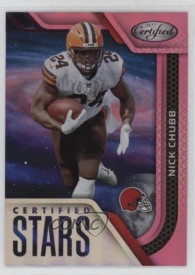 2022 Certified Stars Mirror Pink 119/199 Nick Chubb #CS-21 0q3