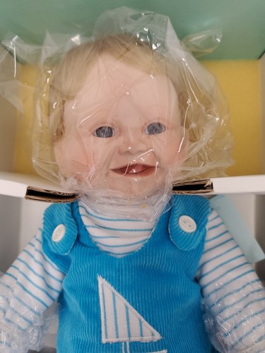 Knowles Fine Bisque Porcelain Doll “Christopher” Ashton-Drake • Boxed w/COA - Picture 3 of 7