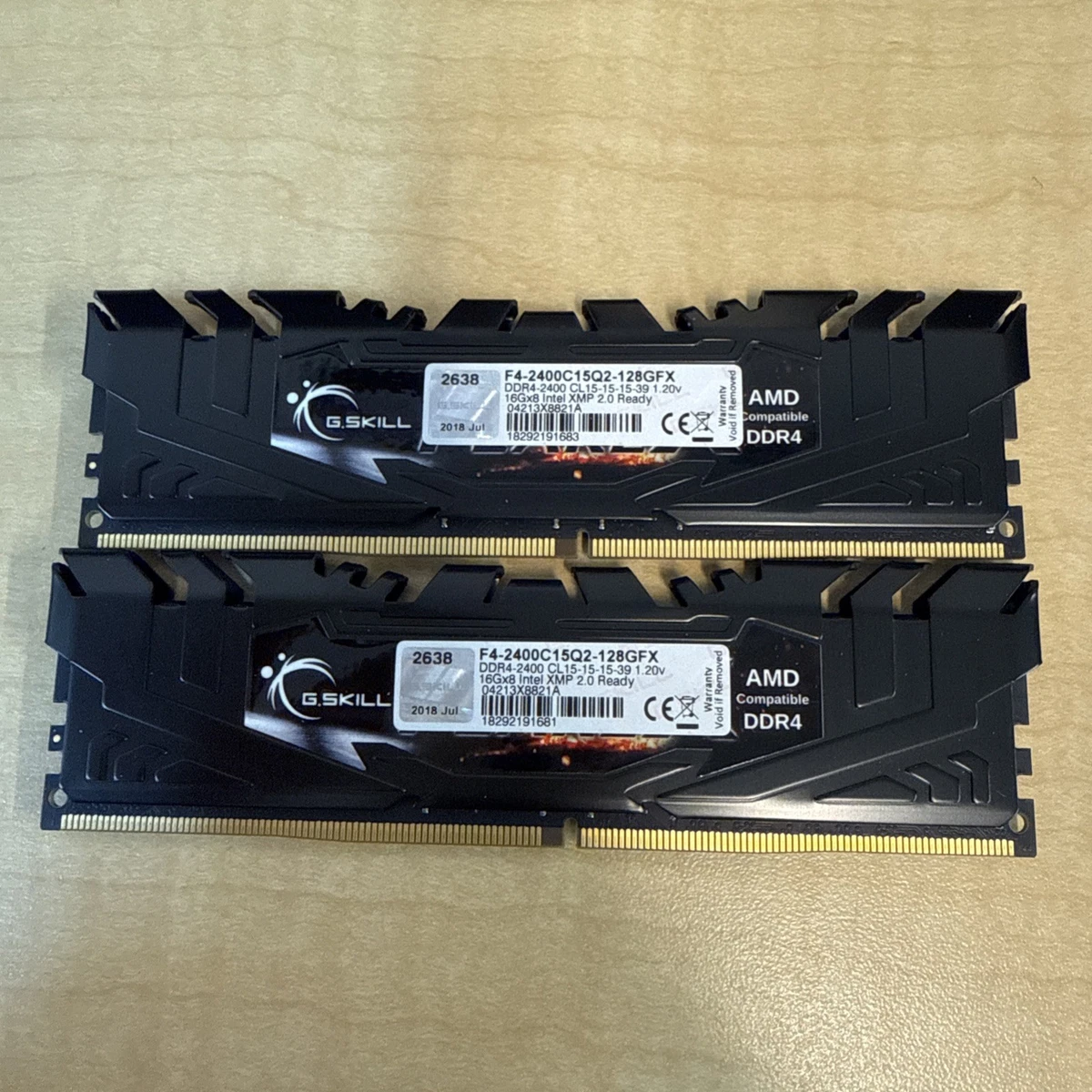 G. SKILL DDR4 SDRAM 16 GB Capacity per Module Memory (RAM) for