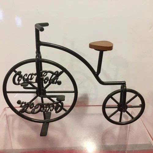 Coca Cola Wood & Iron Tricycle Bicycle Collectible Vintage Retro Style