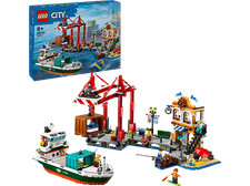 60422 HAFEN MIT FRACHTSCHIFF