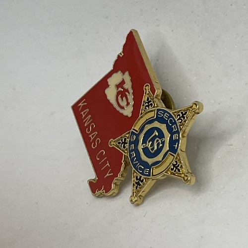 Kansas City Chiefs US Secret Service Polizei Strafverfolgung Emaille Hutnadel - Bild 4 von 7