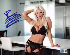 Hot Sexy Brittany Andrews Signed 8x10 Photo Adult Star Authentic Auto Beckett