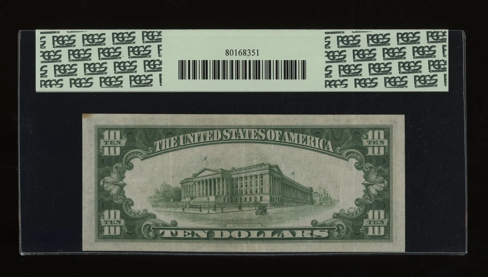 DBR 1934-A $10 FRN Cleveland Fr. Serie D06964109B PCGS 35 2006-D Foto 2 de 2