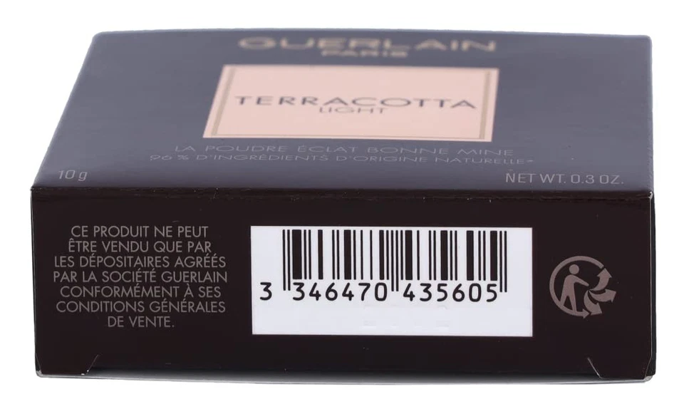 GUERLAIN TERRACOTTA THE SUN KISSED BRONZER COMPACT POWDER (01) 0.3 OZ (10) - Image 4 of 4