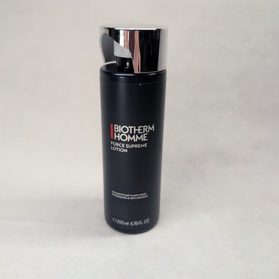 Biotherm Homme Force Supreme Lotion Anti-Aging Men Sealed 6.76 Oz Imperfect Lid