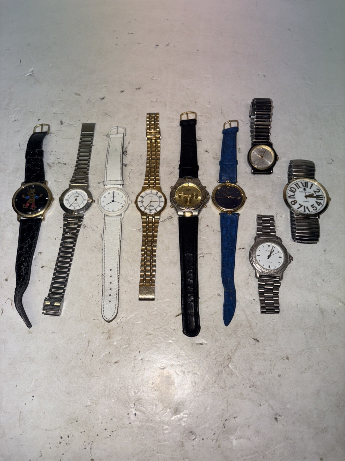 Vintage Men's Watch Bundle x9 Fashion Jewellery Accessories Spares Repairs