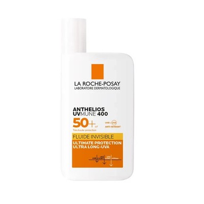 La Roche-Posay Anthelios UVMune 400 Invisible Fluid SPF 50+ Sunscreen50ml French
