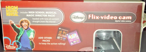 DISNEY FLIX VIDEO CAM INCLUDES HIGH SCHOOL MUSICAL MAGIC DIRECTOR PACK BRAND NEW - Picture 3 of 4