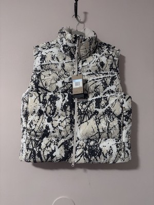 Nike ACG Therma-Fit ADV Lunar Lake Women Size M White Black Puffer Vest 