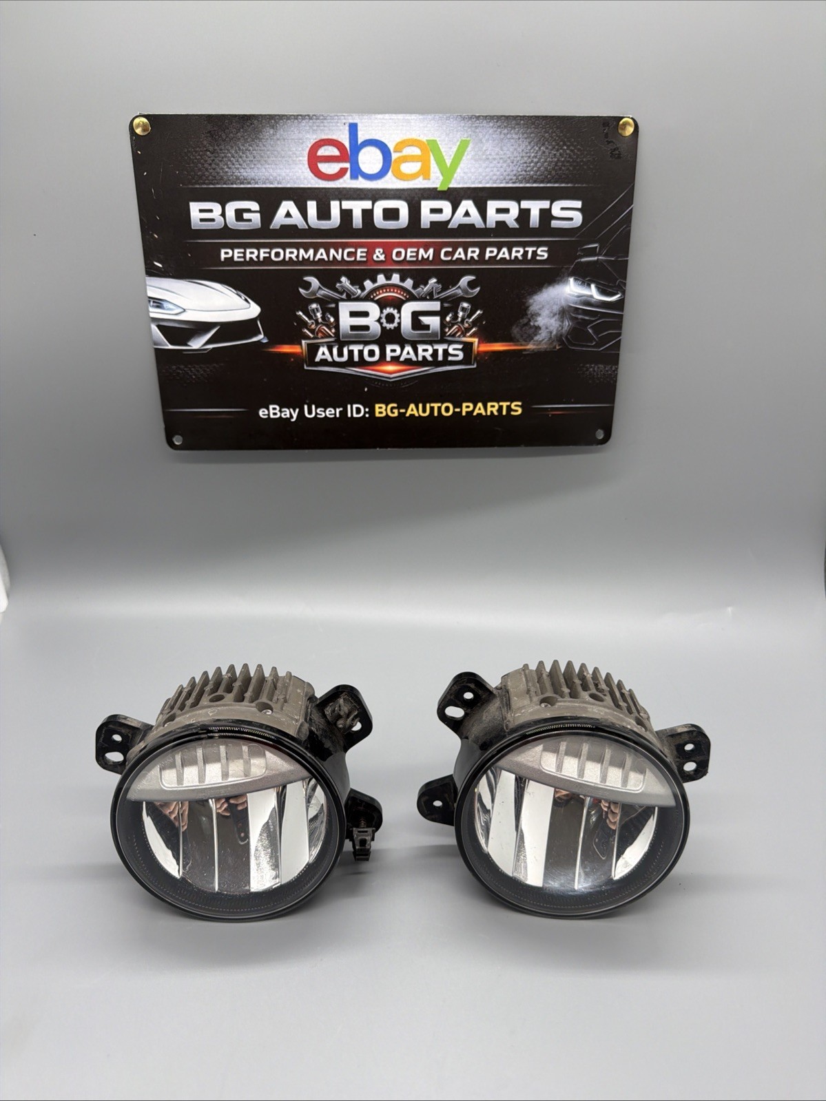 2018-2024 Jeep Wrangler Gladiator Factory LED Front Left & Right Fog Lights OEM