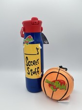 Space Jam Zak! 32oz Kids Water Bottle “It’s Secret Stuff” Bugs Bunny Blue + Ball