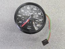 NICE TESTED ORIGINAL GENUINE VDO PORSCHE 924S 260KM/H 170 MPH SPEEDOMETER 99153