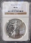 2013 Eagle $1 MS 70 Silver Dollar NGC Mint Grade BEAUTIFUL GEM COIN