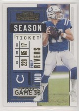 2020 Panini Contenders Season Ticket Stardust Philip Rivers #58 7l6