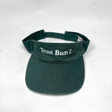 Simms Fishing Trout Bum 2 Park City Utah Embroidered Strapback Visor Cap Hat