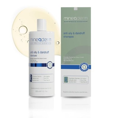 Mineaderm Anti-Schuppen Shampoo für Fettige Kopfhaut   Mit Piroctone Olamine, Sa