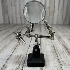 Helping Hand Holder Magnifying Glass Alligator Clip Tool Soldering Gluing Adjust