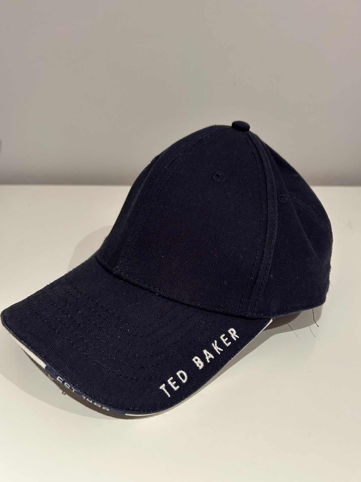  TED BAKER Baseball Hat Navy Blue