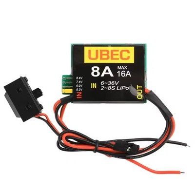 2S-6S 6-36V DUAL UBEC 8A /16A 5,2/6,0/7,4V/8,4V  Separate  Supply RC Car St1870