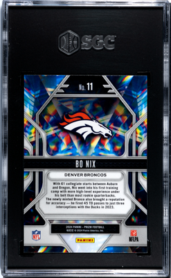 2024 Panini Prizm - Prizmatic Bo Nix #11 (RC) for sale online | eBay